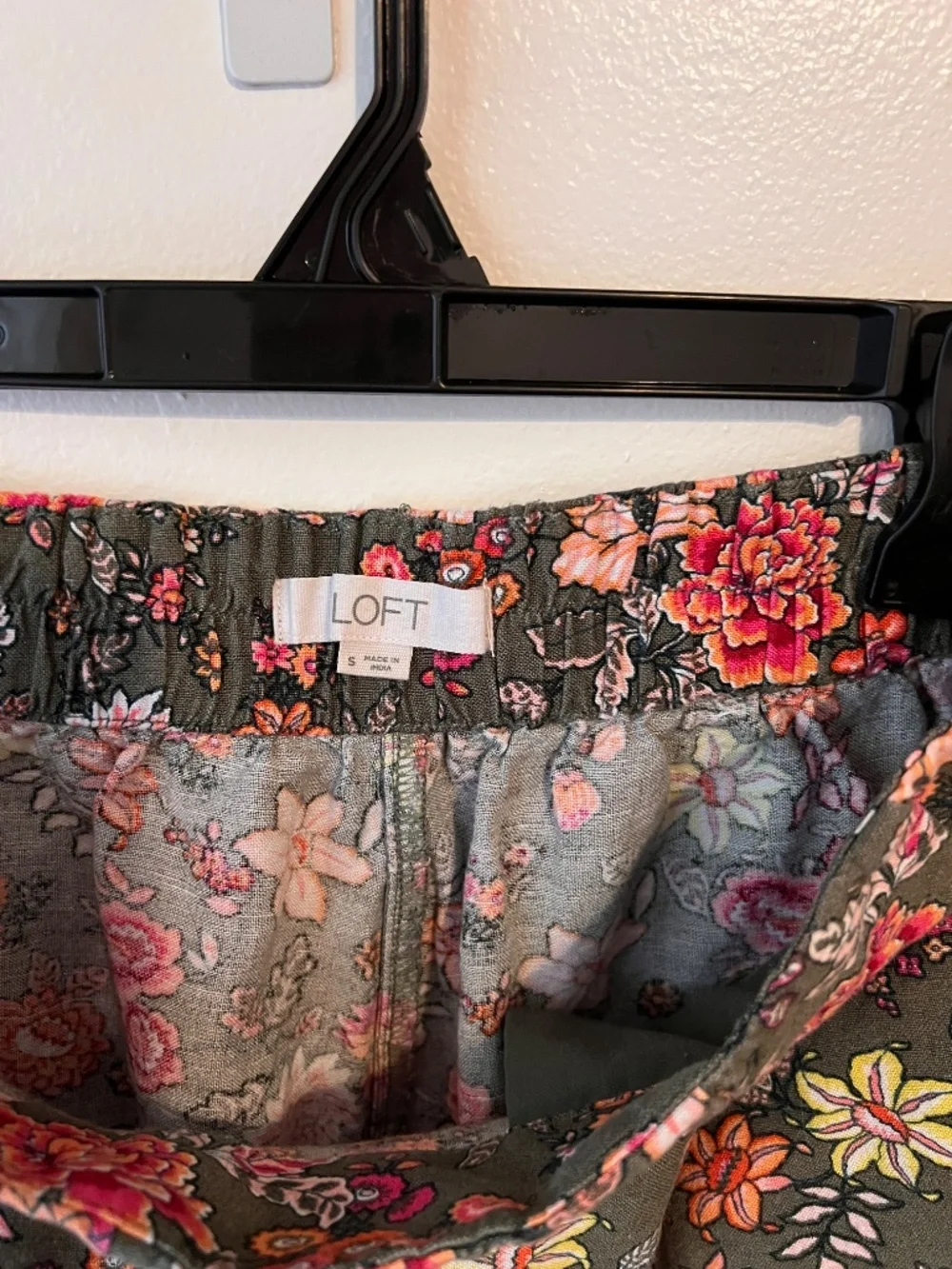 LOFT green floral